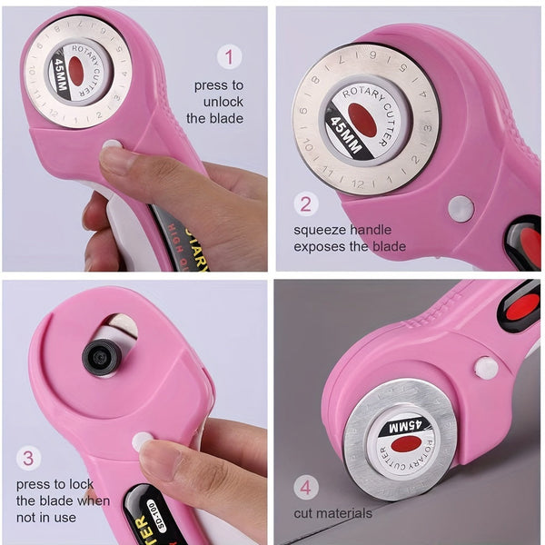 Rotary Cutter Set – Ideaal voor Naaien, Quilten en DIY Projecten
