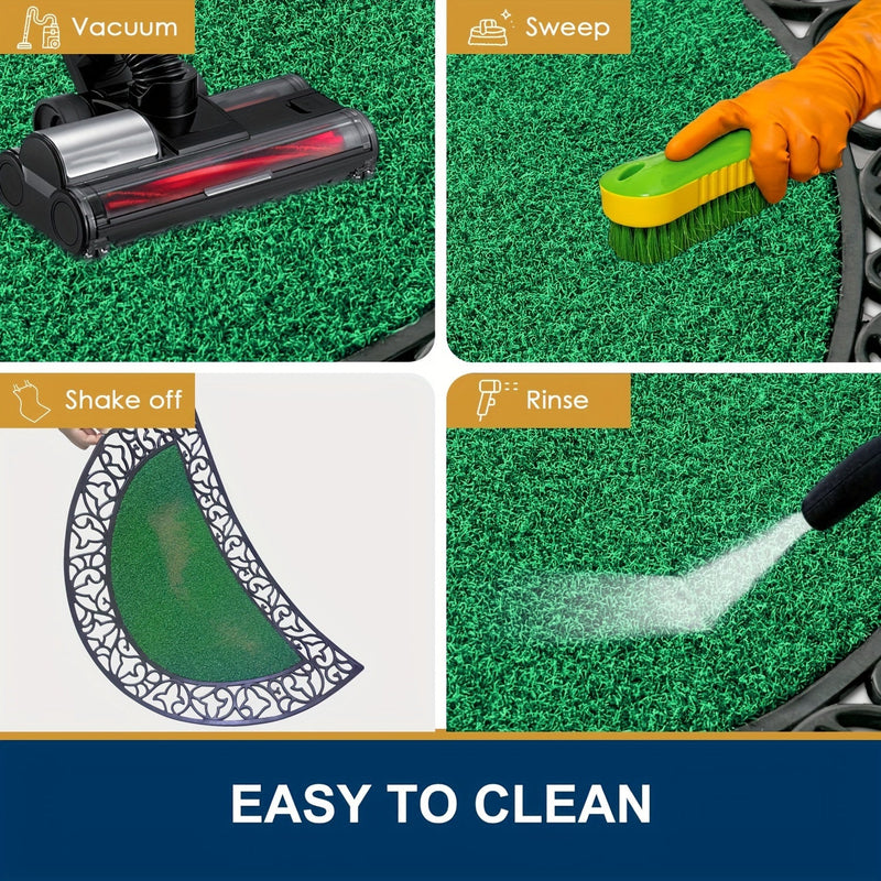 Zware PVC Deurmat – Antislip en Absorberend voor Grote Deuren