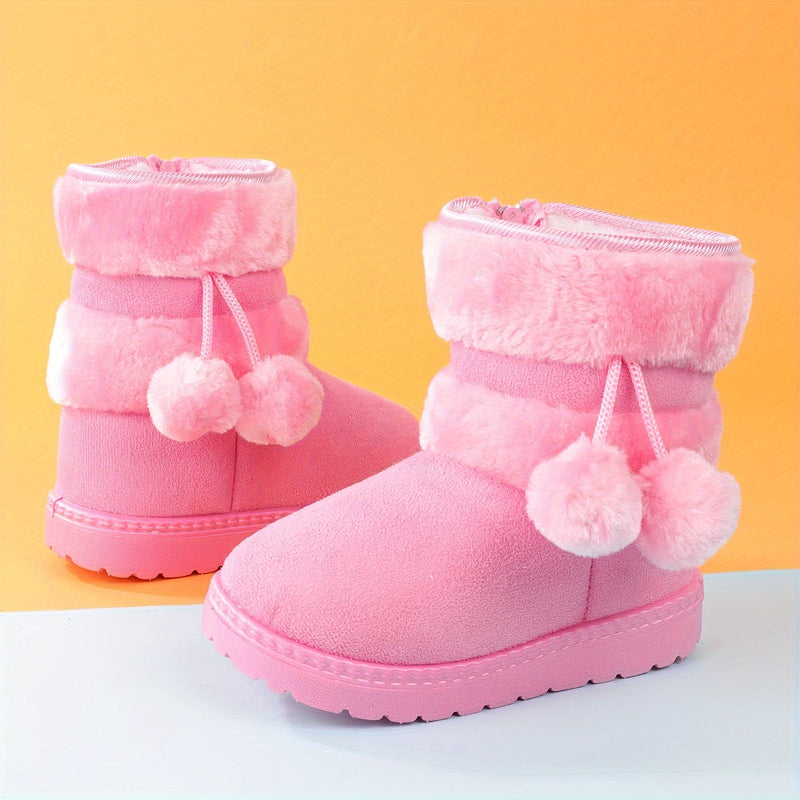 Schattige Pluche Boots voor Meisjes - Voor Warmte en Comfort