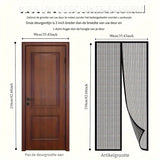Magnetisch Gaasgordijn – Frisse Lucht Zonder Insecten