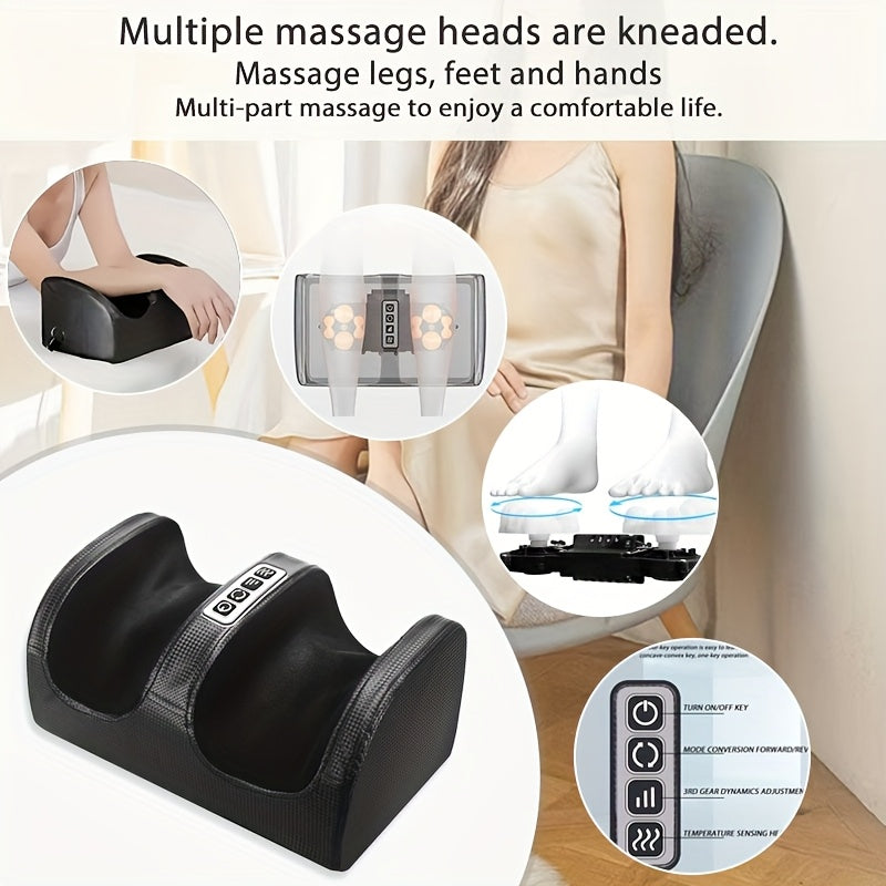 Zonne-energie Voetmassager – Comfortabele Massage met Warmte en Kneden