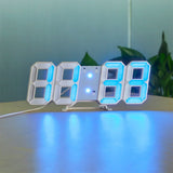 Digitale 3D LED Wandklok – Modern ontwerp met dimfunctie en optimale zichtbaarheid