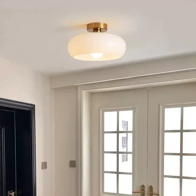 Antieke Glazen Kroonluchter – Tijdloze Elegantie met Vintage Charme