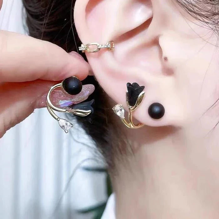 TulipElegance | Verfraai je stijl met elegante bloemenoorbellen!
