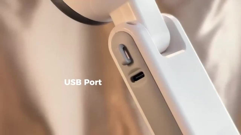 Compact Turbo Handheld Ventilator – 3-in-1 USB Oplaadbaar met 5 Snelheden