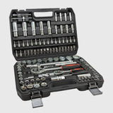 108-delig ratelsleutelset van chroom-vanadium – TorqueMaster