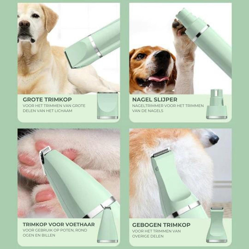 4-in-1 Huisdier Trimmer - TrimMaster Pro