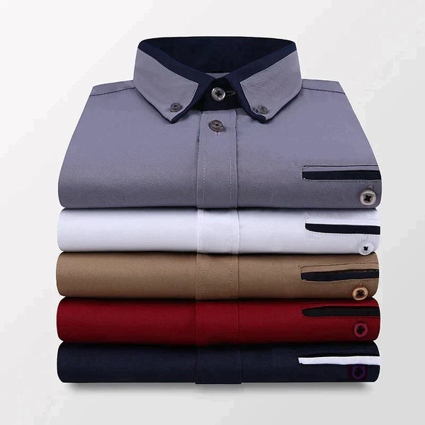 Herenoverhemd met korte mouwen - Victor