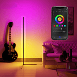 Ambiance Dimbare LED Vloerlamp – Luxe Verlichting met 1+ Miljoen Kleuren