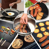 Cuttable Non-Stick BBQ Grill Mat | Geniet van uw barbeque zonder problemen!