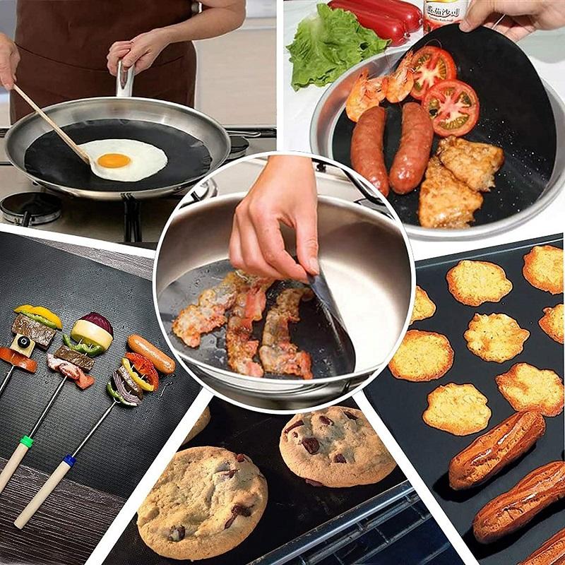 Cuttable Non-Stick BBQ Grill Mat | Geniet van uw barbeque zonder problemen!