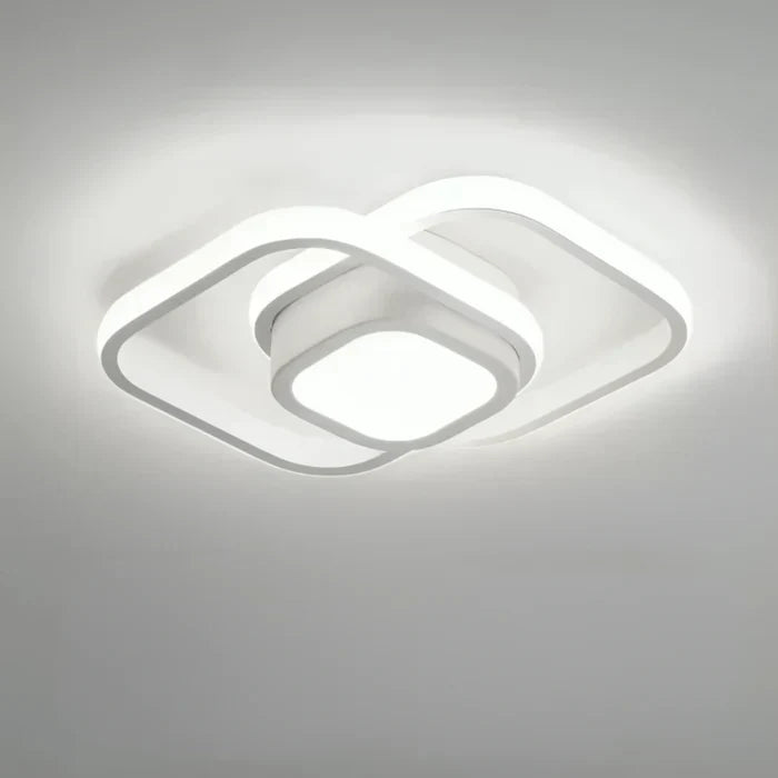 Moderne LED-Plafondlamp met Dubbelring-Design – Twilight Rings
