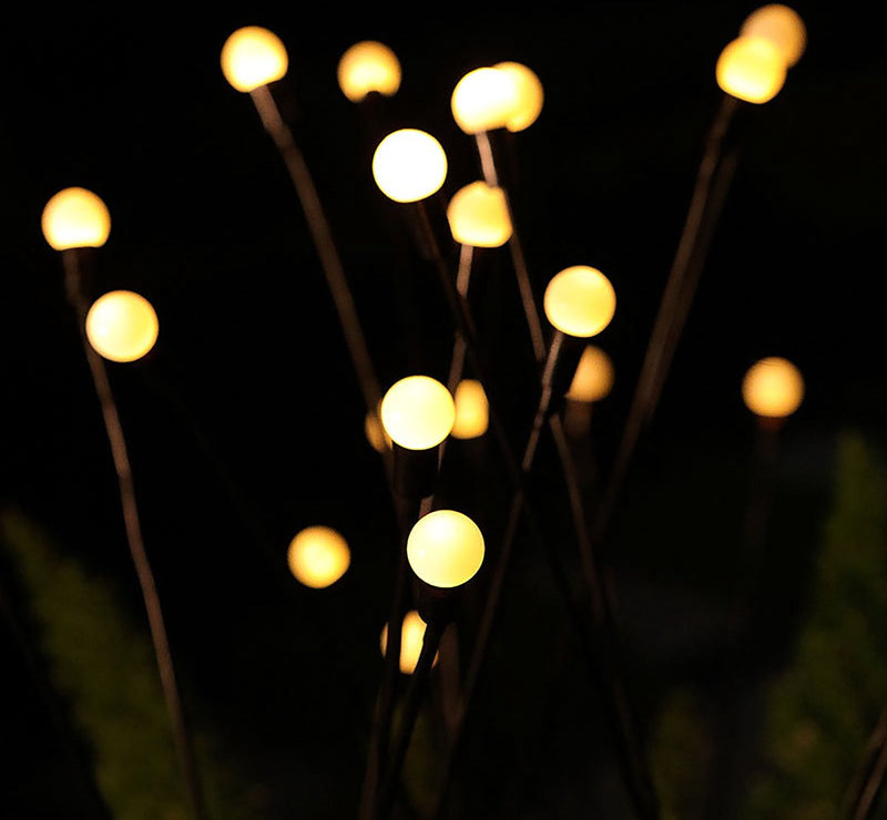FireFlies | sfeervolle LED tuinverlichting | Zonne-energie tuinlampen buitenverlichting automatische LED-lampen weersbestendig energiezuinig eenvoudig te installeren veilige buitenlampen esthetisch aantrekkelijk voor tuin en balkon