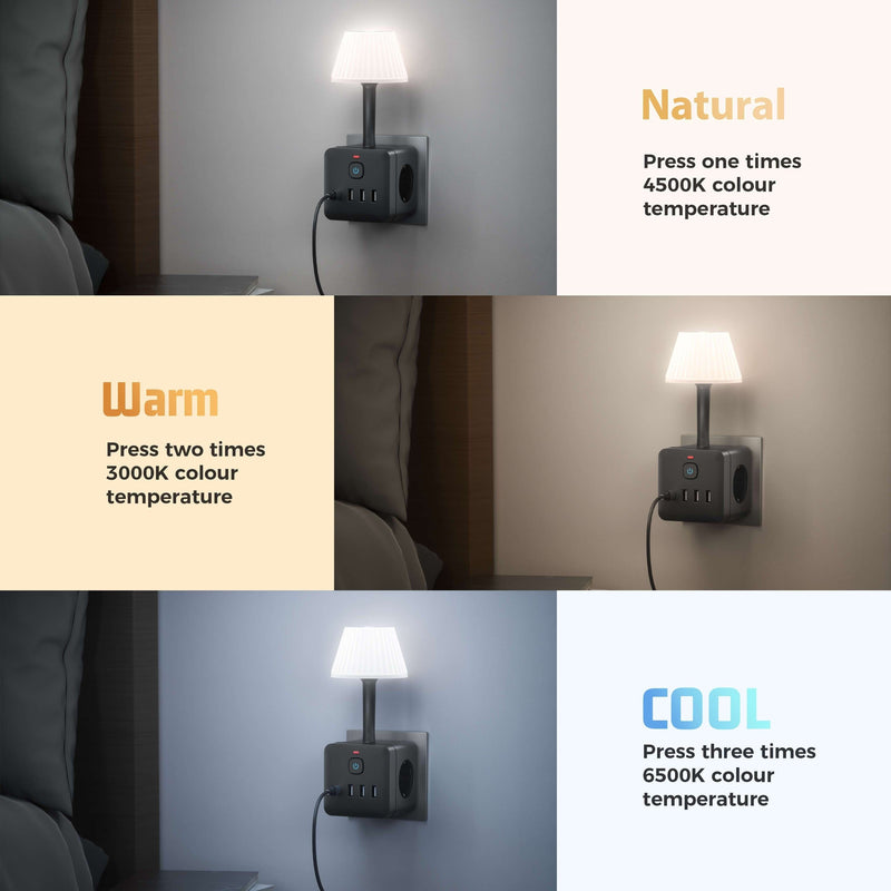 Slimme 8-in-1 Nachtlamp - Voor Slimme Oplossingen en Verlichting