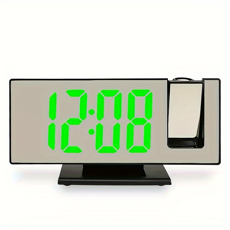 Digitale Spiegel Wekker met Projectie – Groot LED Display en Multifunctionele Alarmfunctie