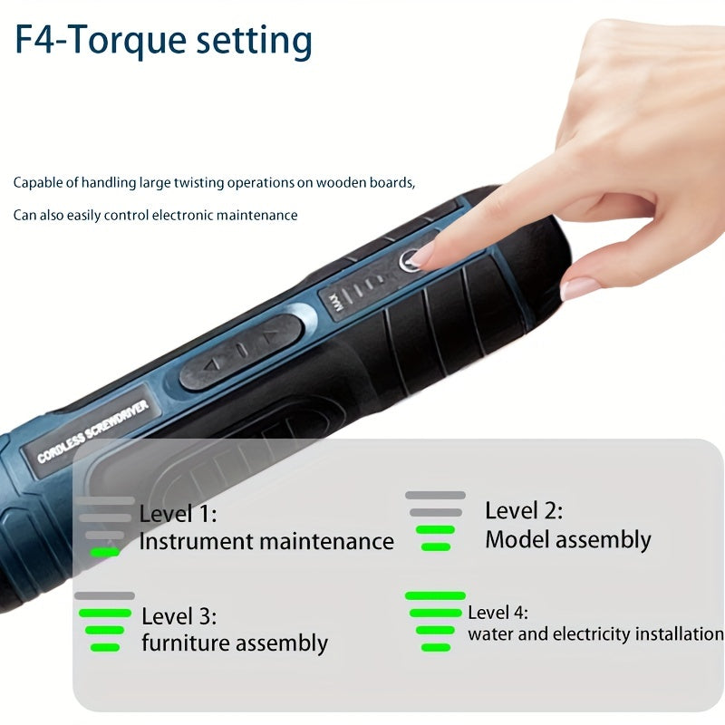 3.6V Lithium Accu Schroevendraaier Set – Compact en Gebruiksvriendelijk