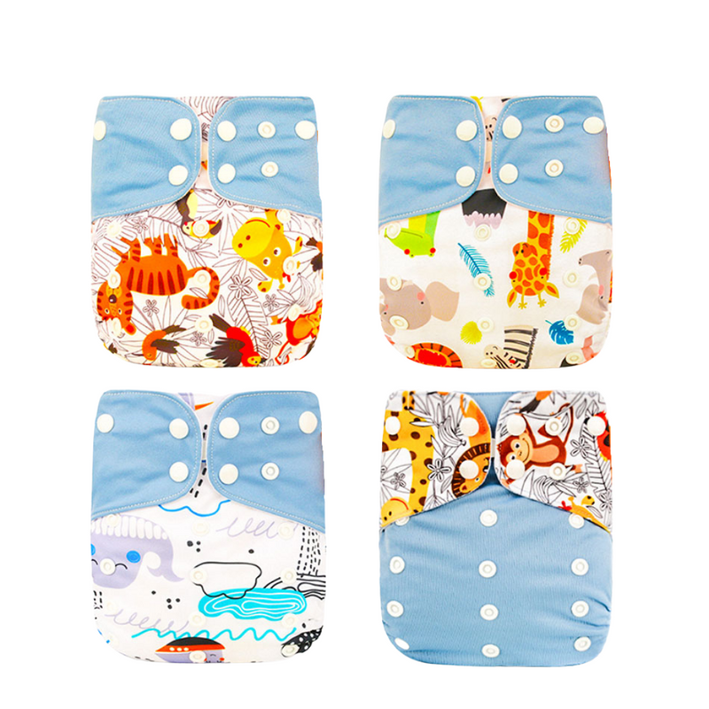 Herbruikbare & lekvrije stoffen luiers voor baby's – Eco-luierset