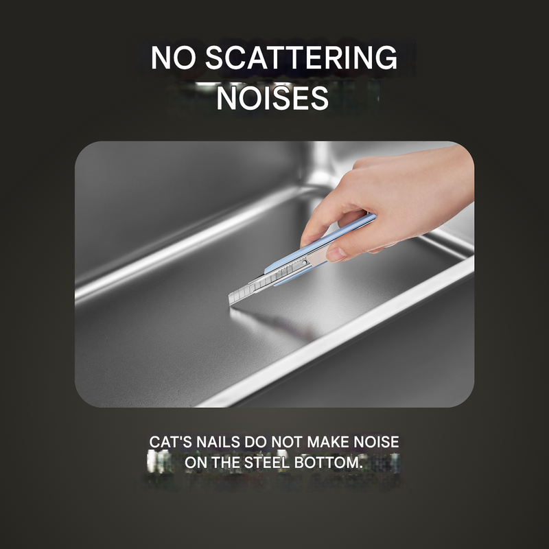 Roestvrijstalen kattenbak – SteelClean