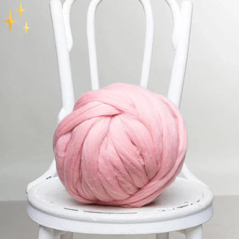 DIY Chunky XL 1000 Gram Wolgaren voor Zachte Dekens - LuxeWool