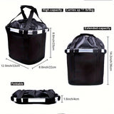 Opvouwbare Fietsmand – Hoge Capaciteit en Stevige Draagcapaciteit voor Fietsen en Dieren