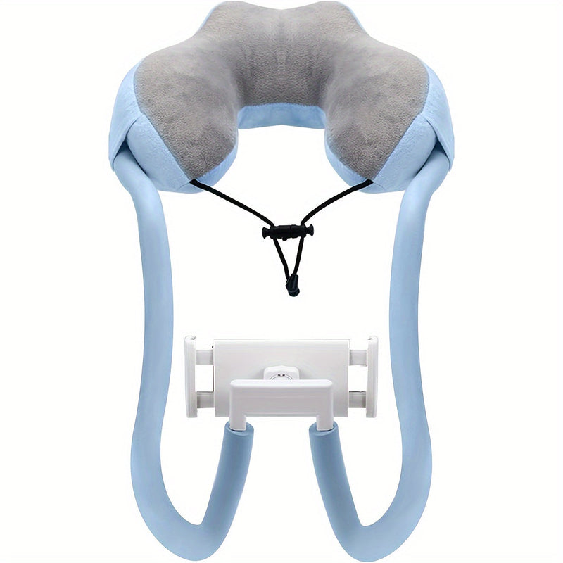 ReisLuxe Verstelbare Neksteun met Telefoonhouder - Voor Comfort en Gemak