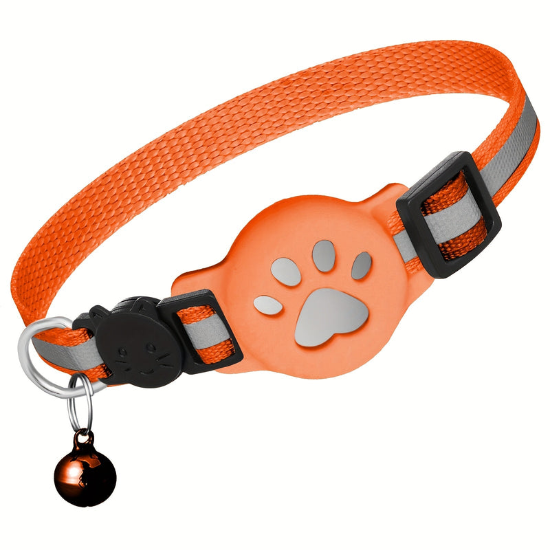 Kattenhalsband met Veiligheidsbuckle en Bel – Verstelbaar voor Katten van Verschillende Maten