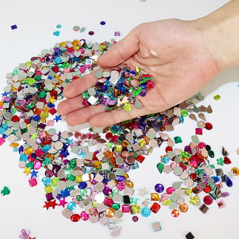 Decoratieve Acryl Steentjes Set – Ideaal voor Feesten en DIY Projecten