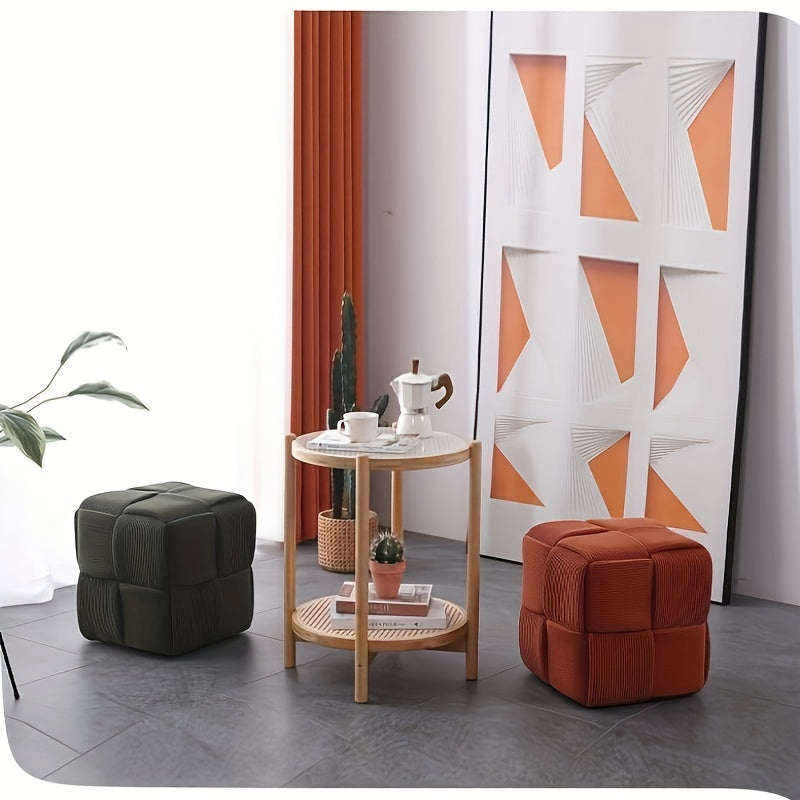 CordyCube Ottoman – Chic Ontwerp en Comfort in Één