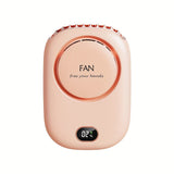 USB Oplaadbare Mini Nekventilator – Lichtgewicht met Verstelbare Snelheden