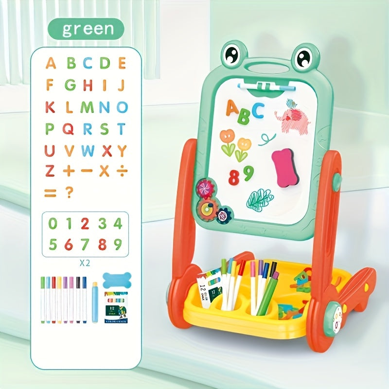 Dubbelzijdig Kinder Tekenbord – Magnetisch met Educatieve Functies voor Leren en Spelen