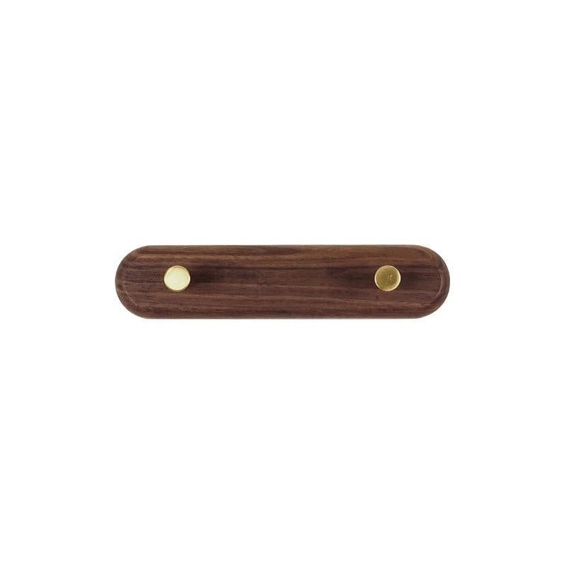 Wandgarderobe van hout met messing haken - LignaHook
