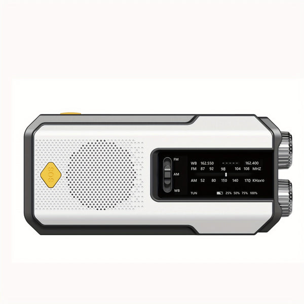 Daykit Draagbare AM/FM Radio – Met Zonnepaneel en Zaklamp