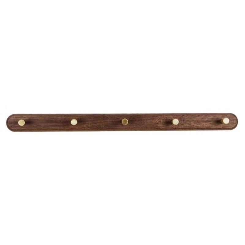 Wandgarderobe van hout met messing haken - LignaHook