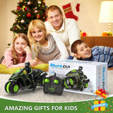 Op Afstand Bestuurbare Stuntmotor – 360° Draaiende Wielen en Hoge Snelheid voor Kinderen