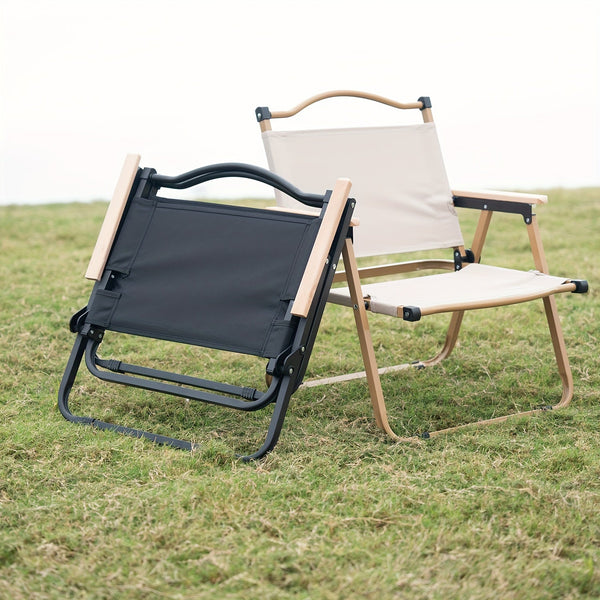 Draagbare Opvouwbare Campingstoel – Robuust Aluminium Frame en Comfortabele Zitting