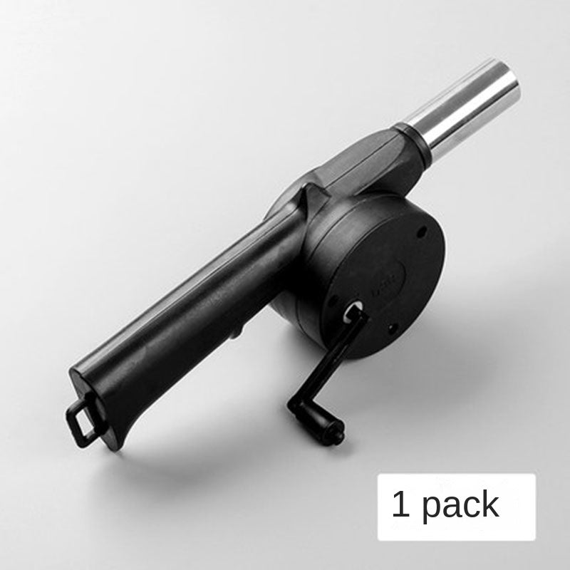 Draagbare Handmatige Blazer – Perfect voor BBQ's, Kamperen en Vuur Maken