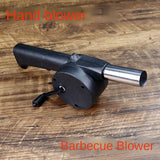 Draagbare Handmatige Blazer – Perfect voor BBQ's, Kamperen en Vuur Maken
