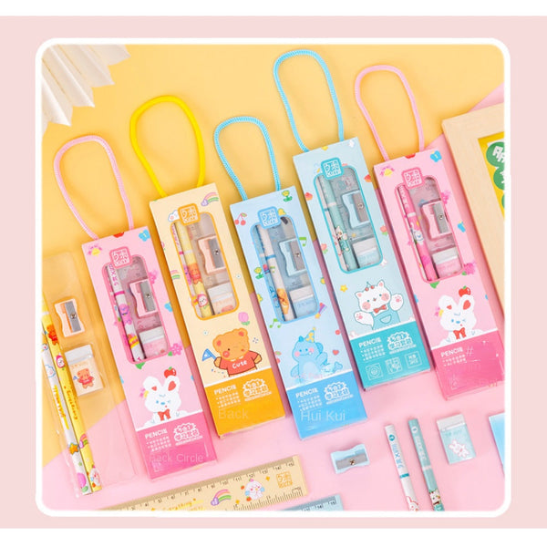 Kleurrijke Creatieve Schrijfgerei Set – Inspireer de jonge denkers