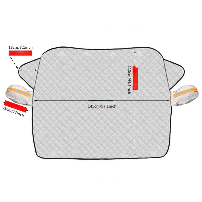 Universele Auto Voorruit Cover – Bescherming tegen Zon en Sneeuw