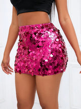 BamGleam Bodycon Pailletten Rok | Feestrok Dames | Minirok met pailletten voor feestelijke gelegenheden