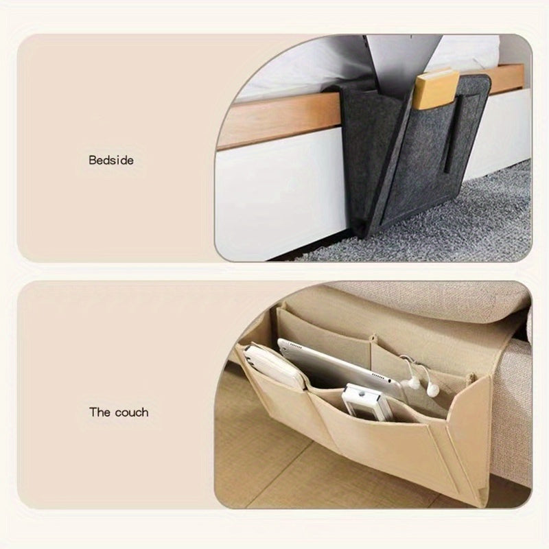 Slimme Vilt Opbergzak – Overzichtelijk en Toegankelijk naast Bed of Bank