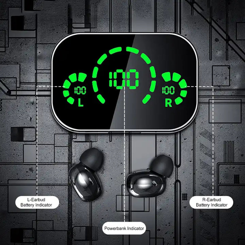 Draadloze Stereo Oordopjes met Oplaadcase – Sportief, Comfortabel en High-Fidelity Geluid
