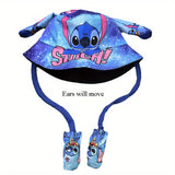 Bewegende Oren Fisherman Hoed voor Kinderen – Schattig Cartoon Stitch Design