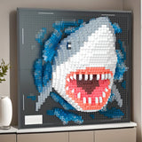 Creatieve 3D Muurkunst Bouwstenen – Haai en Arend Collectie