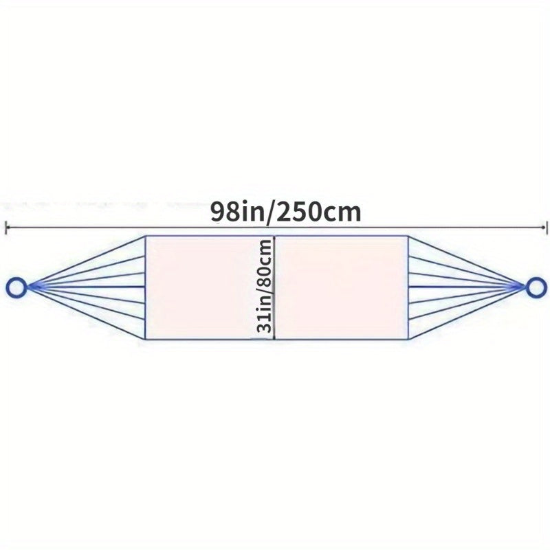 Stevige Nylon Hangmat – Ergonomisch en Multifunctioneel voor Buiten