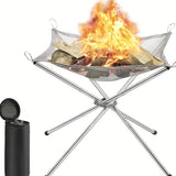 CampFire Compact Vuurplaats – Draagbaar, Stevig en Praktisch voor Buitengebruik