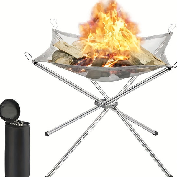 CampFire Compact Vuurplaats – Draagbaar, Stevig en Praktisch voor Buitengebruik