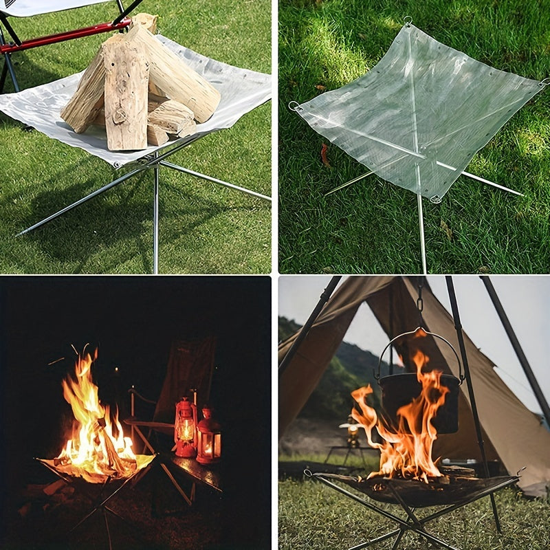 CampFire Compact Vuurplaats – Draagbaar, Stevig en Praktisch voor Buitengebruik