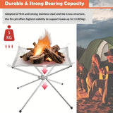 CampFire Compact Vuurplaats – Draagbaar, Stevig en Praktisch voor Buitengebruik