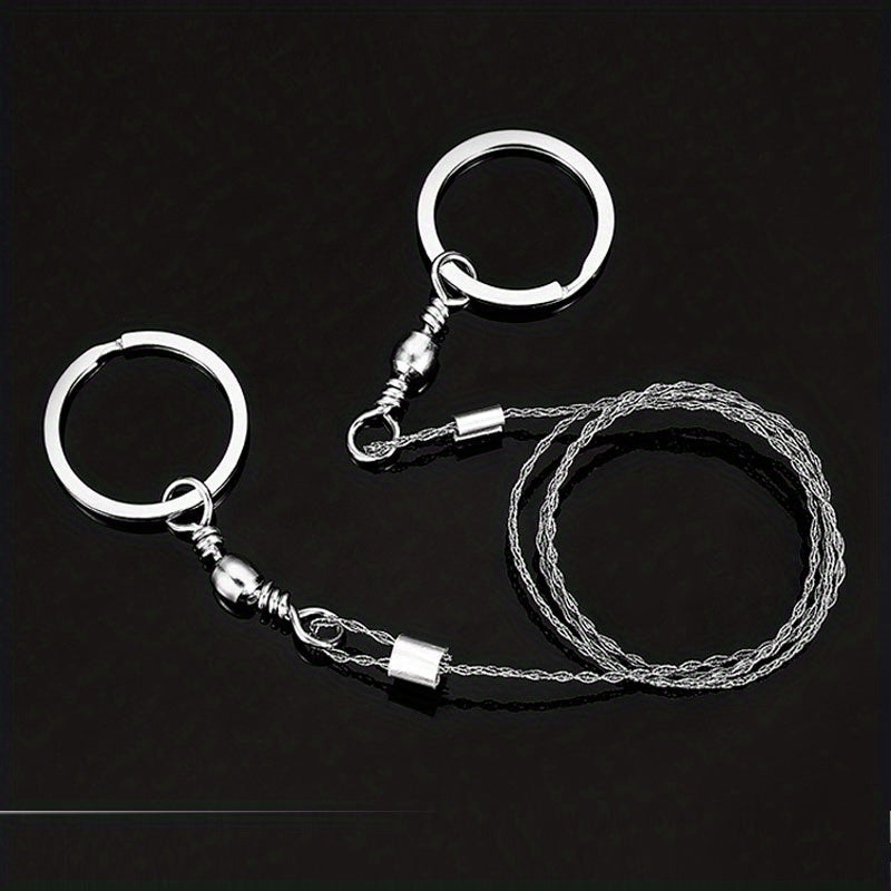 Multifunctioneel Draadzaagje van Roestvrij Staal – Essentieel Overlevingsgereedschap voor Kamperen en Outdoor Avonturen